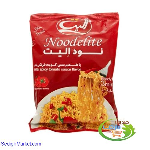 نودل سس گوجه تند 75گرم الیت